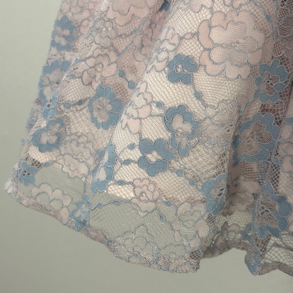 NEW!‎ Mia & Mimi 2pc Pink with Lace Overlay Cap Sleeve Dress & Bloomers - Picture 2 of 12